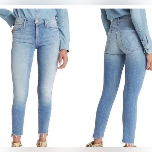 MOTHER The Stunner Zip Ankle Step Fray in camp expert  - size 27 - Picture 1 of 6